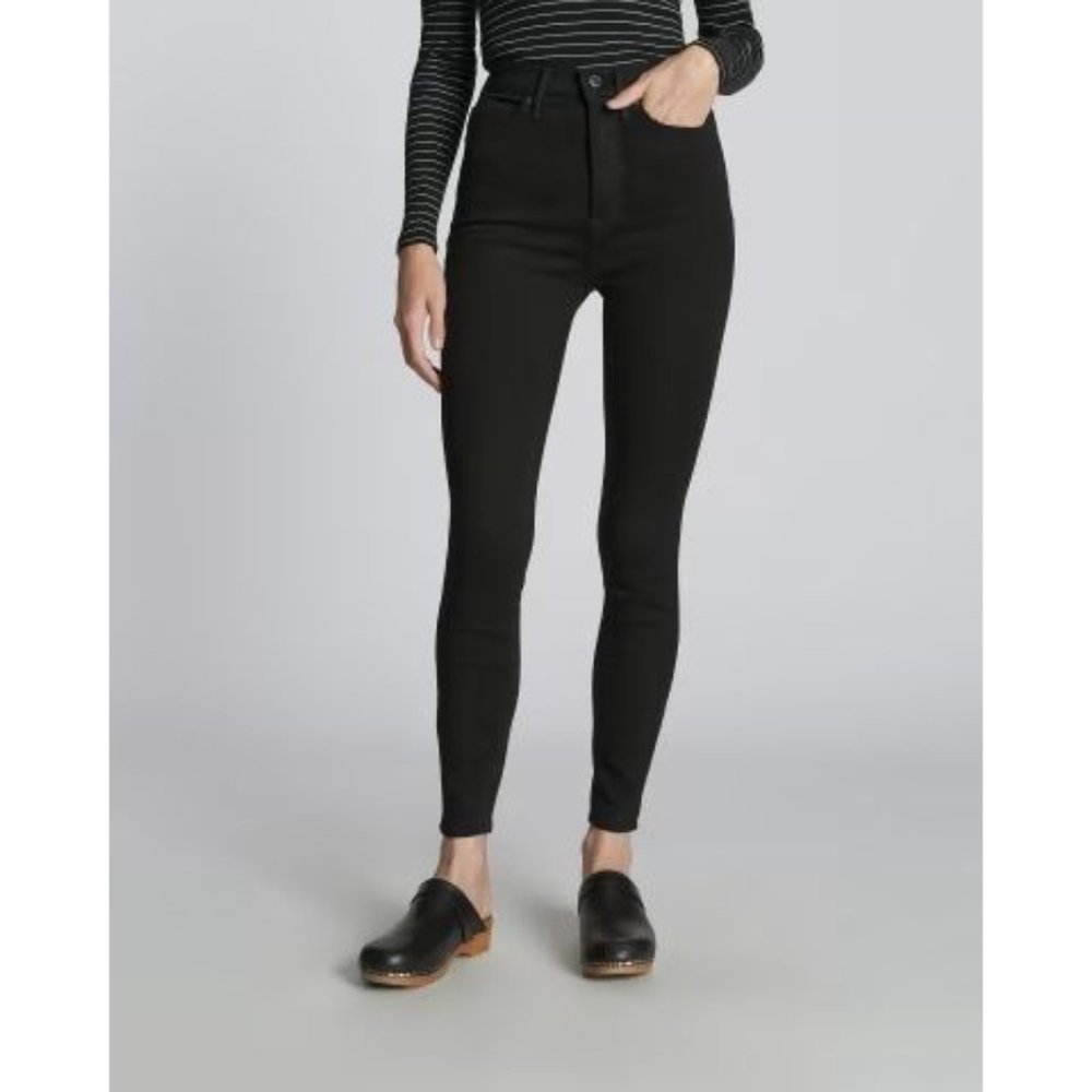 Everlane NWT The Way-High Skinny Jean in Black size 24